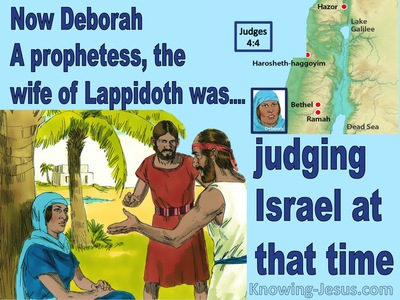 Judges  4-4 Deborah Was Judging Israel (blue)